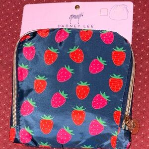 Dabney Lee Travel Laundry Bag - Strawberry - NEW